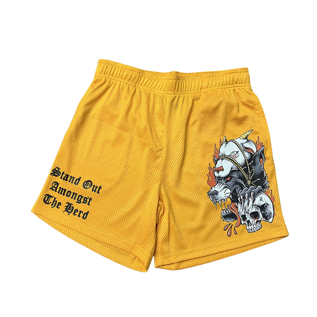 Amongst The Herd Mesh Shorts