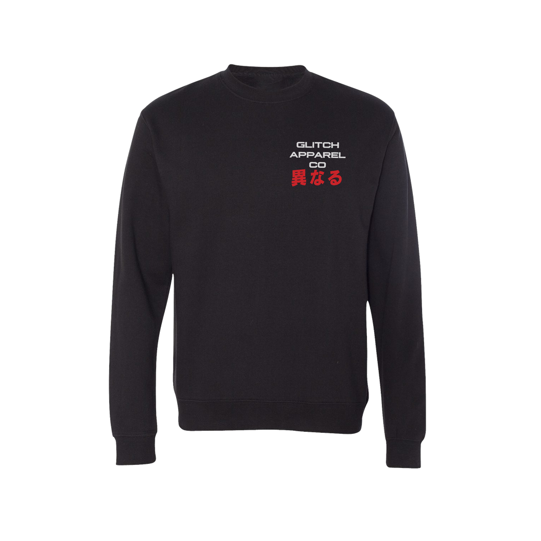 GLITCH APPAREL CO - 異なる X CREWNECK